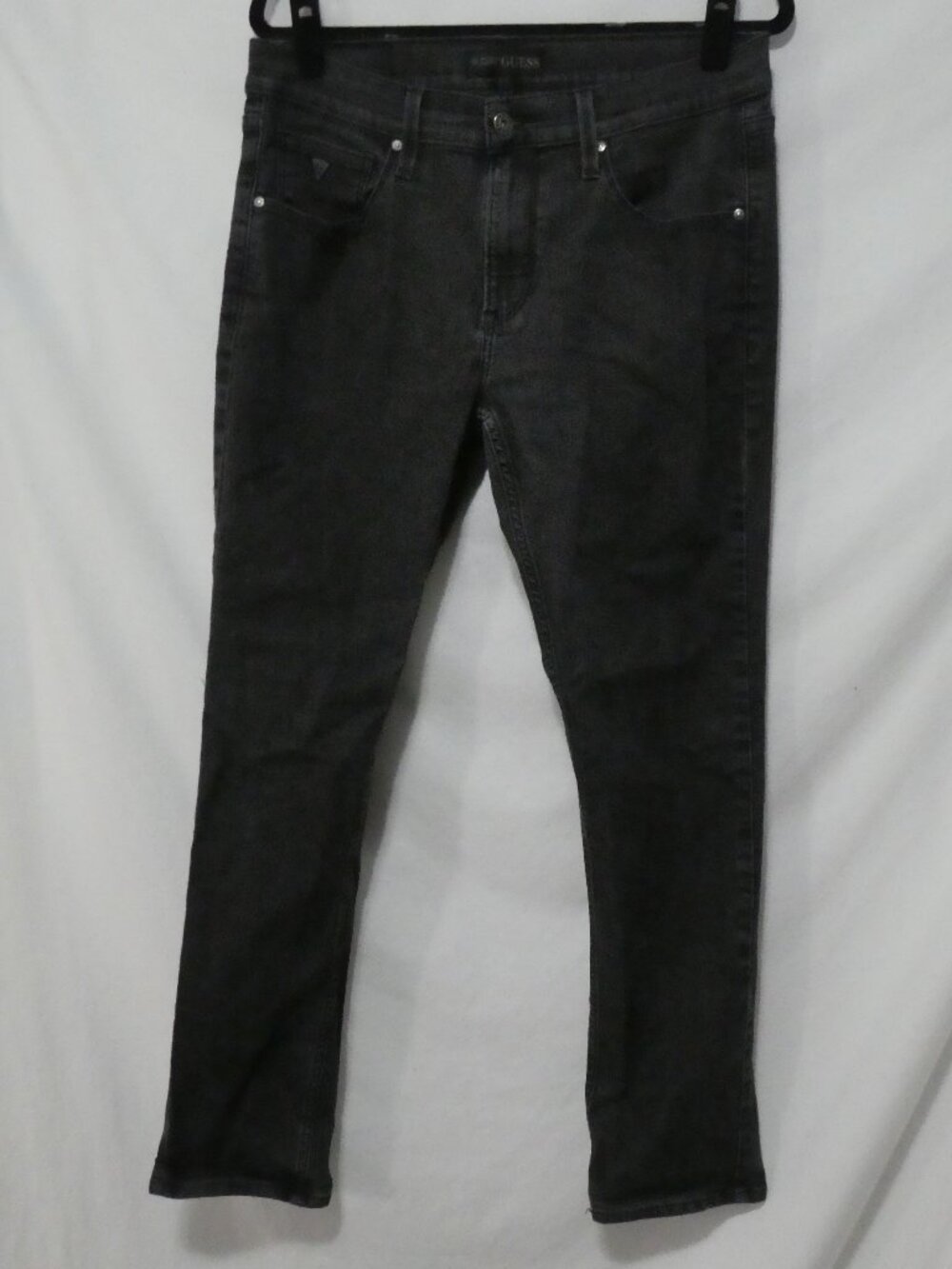 GUESS Los Angeles Vermont Slim Denim Jeans Black - size 34x32